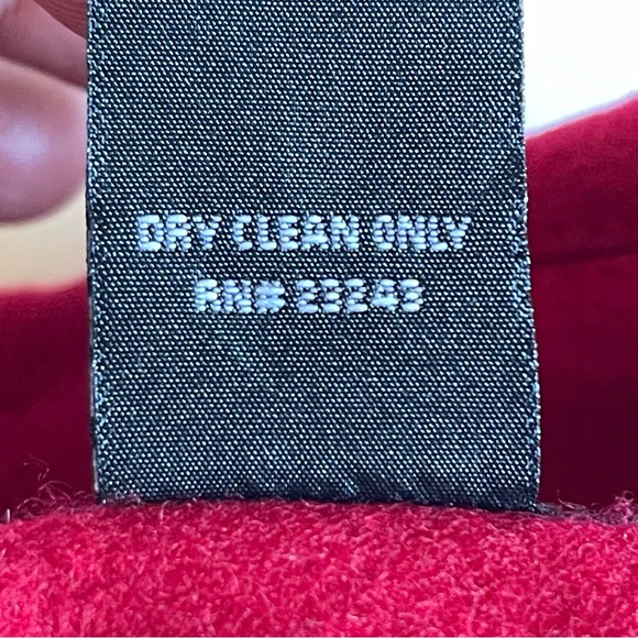 new york company jacket & Coats Woman’s 6 Red With Pockets - Picture 9 of 10